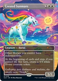 Crested Sunmare - Secret Lair Drop Series - Magic: The Gathering card