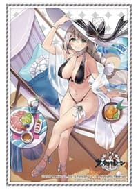 Bushiroad Sleeve Collection HG Vol. 3417: Azur Lane - Aquila Sardegnian Shallows and Sunshine (75-Pack) - Bushiroad Card Sleeves - Card Sleeves card