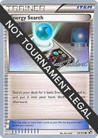 Energy Search - 2012 (Zachary Bokhari) - World Championship Decks - Pokemon card