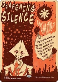 Deafening Silence - Secret Lair Drop Series - Magic: The Gathering card