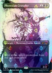 Phyrexian Crusader (Step-and-Compleat Foil) - Secret Lair Drop Series - Magic: The Gathering card