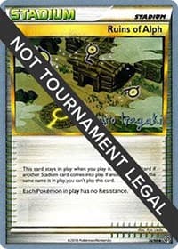 Ruins Of Alph - 2012 (Shuto Itagaki) - World Championship Decks - Pokemon card