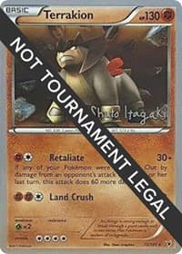 Terrakion - 2012 (Shuto Itagaki) - World Championship Decks - Pokemon card