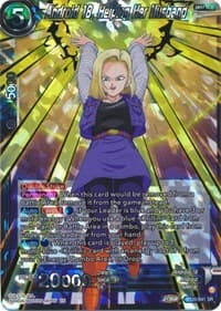 Android 18, Helping Her Husband - Power Absorbed - Dragon Ball Super: Masters card