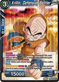 Krillin, Defensive Battler - Power Absorbed - Dragon Ball Super: Masters card