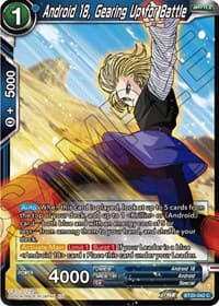 Android 18, Gearing Up for Battle - Power Absorbed - Dragon Ball Super: Masters card