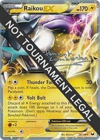 Raikou EX - 2013 (Clement Lamberton) - World Championship Decks - Pokemon card