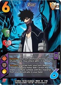 Dabi - UniVersus: My Hero Academia: League of Villains - UniVersus card