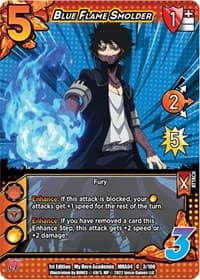Blue Flame Smolder - UniVersus: My Hero Academia: League of Villains - UniVersus card