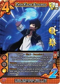 Twin Flame Scourge - UniVersus: My Hero Academia: League of Villains - UniVersus card