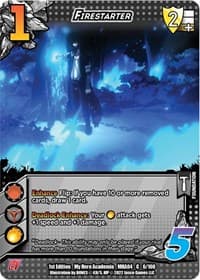 Firestarter - UniVersus: My Hero Academia: League of Villains - UniVersus card
