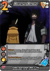 Reluctant Retreat - UniVersus: My Hero Academia: League of Villains - UniVersus card
