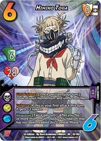 Himiko Toga - UniVersus: My Hero Academia: League of Villains - UniVersus card