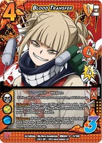 Blood Transfer - UniVersus: My Hero Academia: League of Villains - UniVersus card