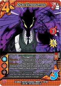 Dark Interruption - UniVersus: My Hero Academia: League of Villains - UniVersus card