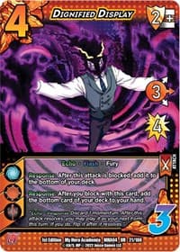 Dignified Display - UniVersus: My Hero Academia: League of Villains - UniVersus card