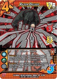 Razor Deluge - UniVersus: My Hero Academia: League of Villains - UniVersus card