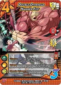 Double Overhead Hammer Fist - UniVersus: My Hero Academia: League of Villains - UniVersus card