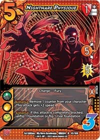 Nightmare Physique - UniVersus: My Hero Academia: League of Villains - UniVersus card