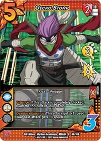 Gecko Stomp - UniVersus: My Hero Academia: League of Villains - UniVersus card
