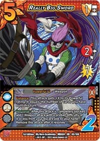 Really Big Sword - UniVersus: My Hero Academia: League of Villains - UniVersus card