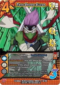 Twin Sword Slicer - UniVersus: My Hero Academia: League of Villains - UniVersus card