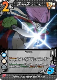 Blade Expertise - UniVersus: My Hero Academia: League of Villains - UniVersus card