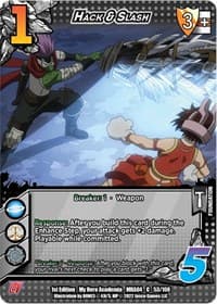 Hack & Slash - UniVersus: My Hero Academia: League of Villains - UniVersus card