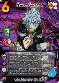 Tomura Shigaraki - UniVersus: My Hero Academia: League of Villains - UniVersus card