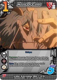 House Of Cards - UniVersus: My Hero Academia: League of Villains - UniVersus card