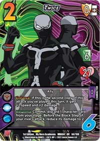 Twice - UniVersus: My Hero Academia: League of Villains - UniVersus card