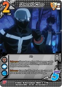 Frame Of Mind - UniVersus: My Hero Academia: League of Villains - UniVersus card