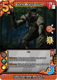 Earth Beast Golem - UniVersus: My Hero Academia: League of Villains - UniVersus card