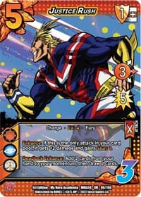 Justice Rush - UniVersus: My Hero Academia: League of Villains - UniVersus card