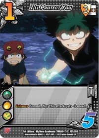 I'll Protect You - UniVersus: My Hero Academia: League of Villains - UniVersus card