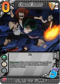 Saving Bakugo - UniVersus: My Hero Academia: League of Villains - UniVersus card