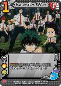 Surviving Beast's Forest - UniVersus: My Hero Academia: League of Villains - UniVersus card