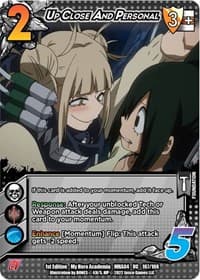 Up Close And Personal - UniVersus: My Hero Academia: League of Villains - UniVersus card