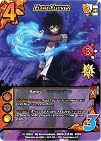 Flame Flicker (XR) - UniVersus: My Hero Academia: League of Villains - UniVersus card