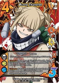 Blood Transfer (XR) - UniVersus: My Hero Academia: League of Villains - UniVersus card
