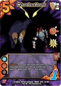 Warp Gate Portal (XR) - UniVersus: My Hero Academia: League of Villains - UniVersus card