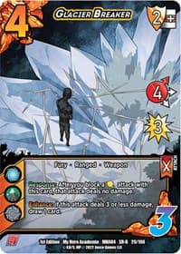 Glacier Breaker (XR) - UniVersus: My Hero Academia: League of Villains - UniVersus card