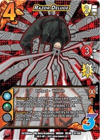Razor Deluge (XR) - UniVersus: My Hero Academia: League of Villains - UniVersus card