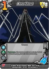 Blade-Tooth (XR) - UniVersus: My Hero Academia: League of Villains - UniVersus card