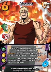 Muscular (XR) - UniVersus: My Hero Academia: League of Villains - UniVersus card