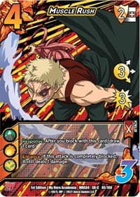 Muscle Rush (XR) - UniVersus: My Hero Academia: League of Villains - UniVersus card