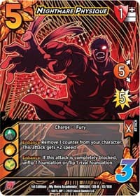 Nightmare Physique (XR) - UniVersus: My Hero Academia: League of Villains - UniVersus card