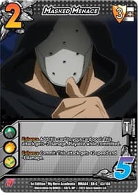 Masked Menace (XR) - UniVersus: My Hero Academia: League of Villains - UniVersus card