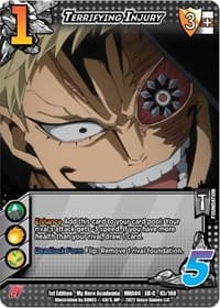 Terrifying Injury (XR) - UniVersus: My Hero Academia: League of Villains - UniVersus card