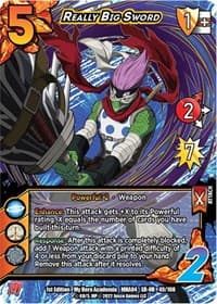 Really Big Sword (XR) - UniVersus: My Hero Academia: League of Villains - UniVersus card